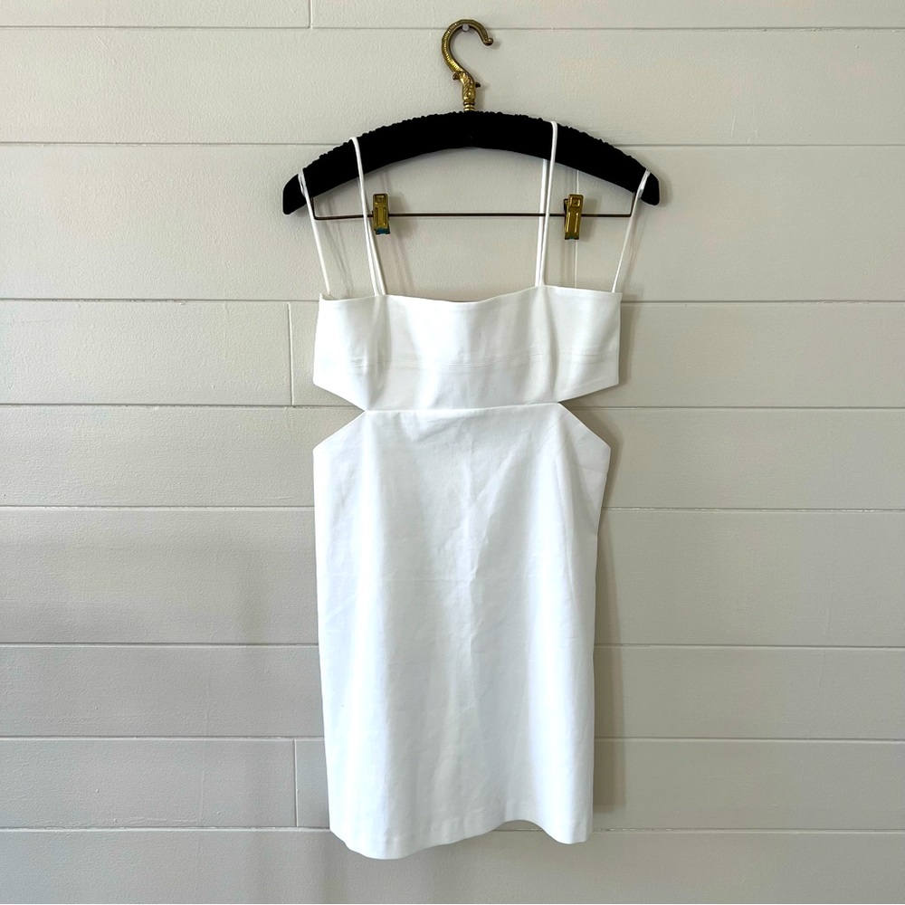 NWT Zara white cutout minidress